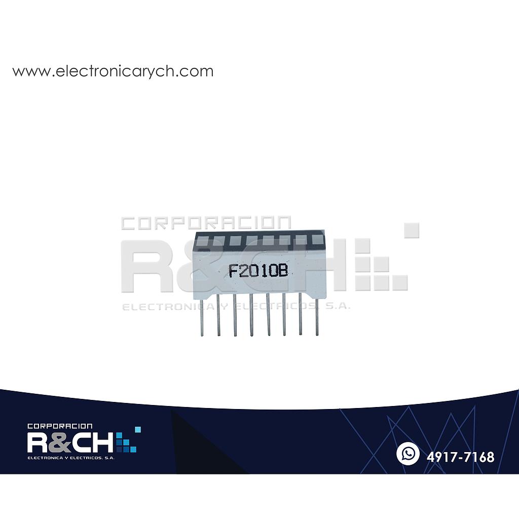 LD-F20110B LED Bargraph 8 Segmentos Azul | Electronica R&CH
